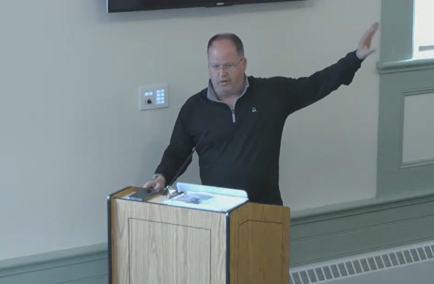 Massachusetts stretch energy code presentation at Ashland Town Meeting