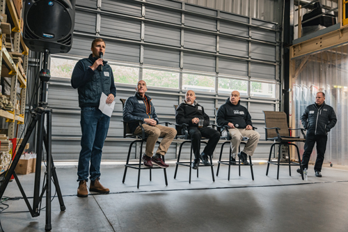 Brews and ADUs panel at Koopman Lumber in Sharon, MA