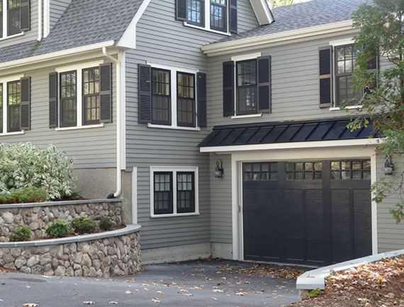 Home Design - Family Room Addition with Garage Below