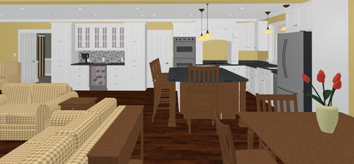 3D Renderings for Kitchen Design