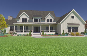 Modern Farmhouse architectural design: Clean, natural, spacious