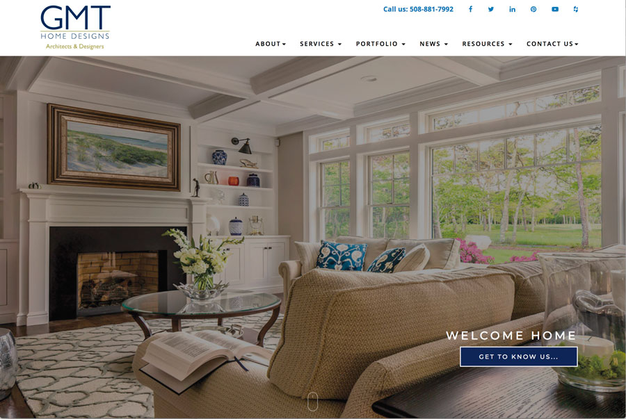 gmthomedesigns.com homepage