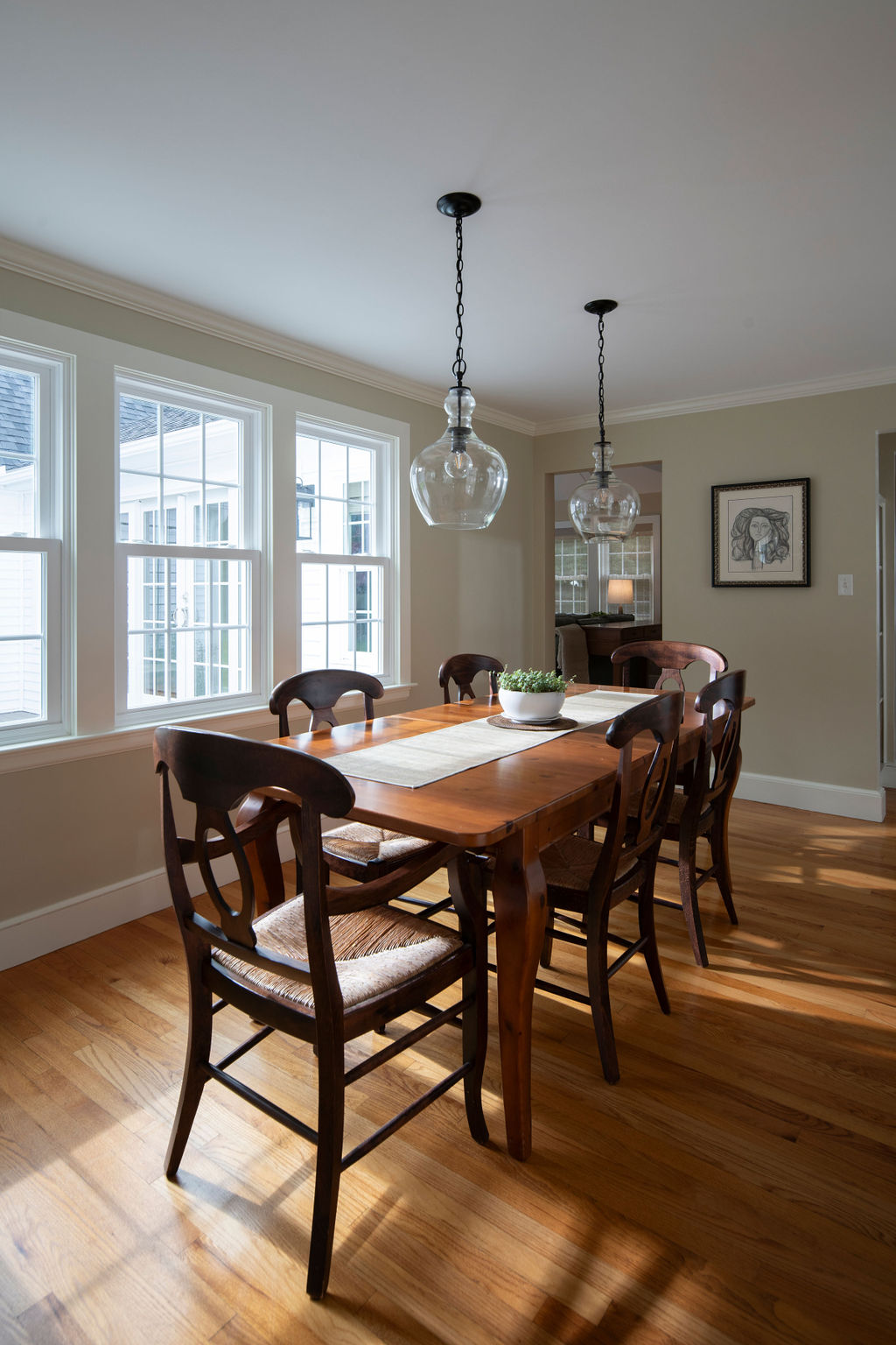 First floor primary suite