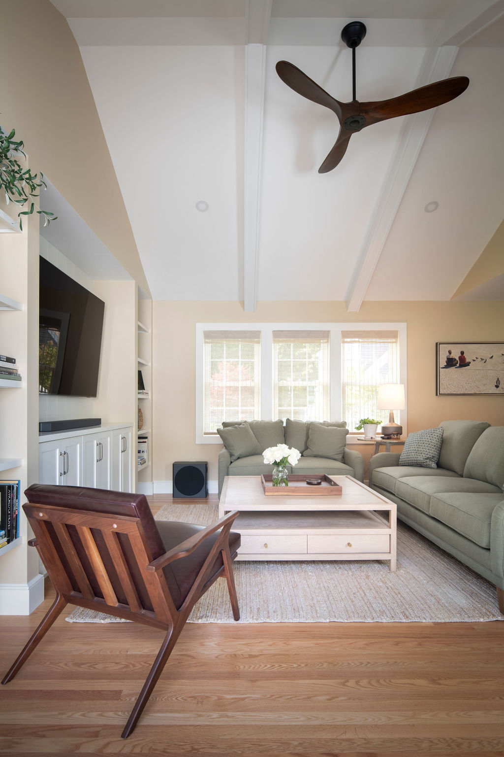 First floor primary suite