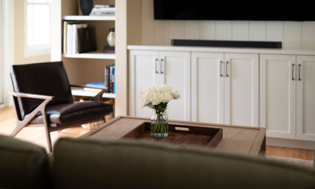 First floor primary suite